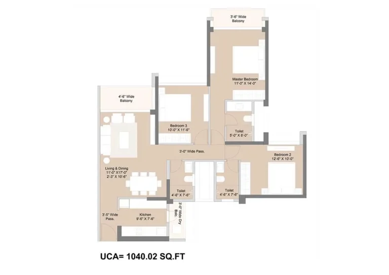 sunteckskyparks floor plan